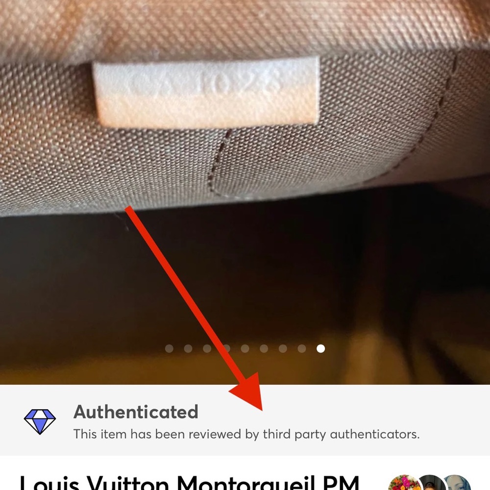 Authentic Louis Vuitton montorgueil pm - Picture 8 of 8
